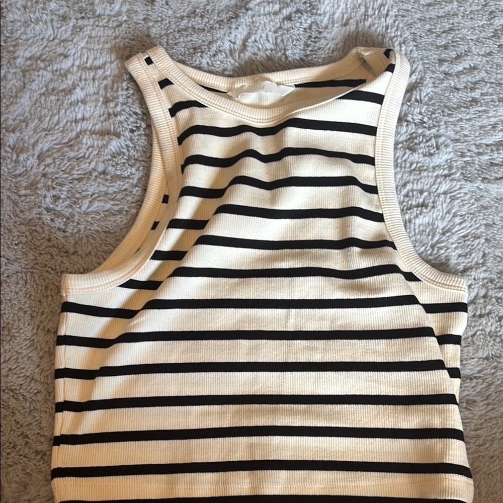 Striped Sleeveless Top